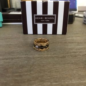 COPY - Henri Bendel stack rings. Size 6. Great condition.